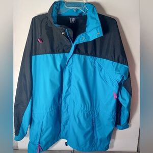 Gap Hooded Windbreaker Mesh Lined XL